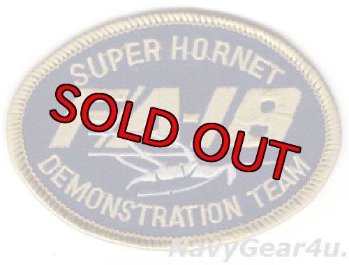 画像1: VFA-106 GLADIATORS SUPER HORNETデモチームF/A-18E/Fオーバルパッチ（ベルクロ有無）