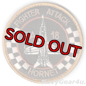 画像: VMFA-312 CHECKER BOARDS F/A-18Cショルダーバレットパッチ（デザート/ベルクロ付き）