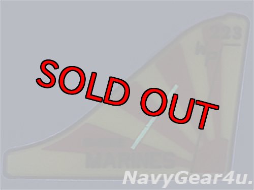 画像2: VMA-223 BULLDOGS AV-8Bラスト記念PVC垂直尾翼パッチ（ベルクロ付き）