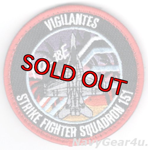 画像1: VFA-151 VIGILANTES "Miami Vice"ショルダーバレットパッチ（ベルクロ付き）