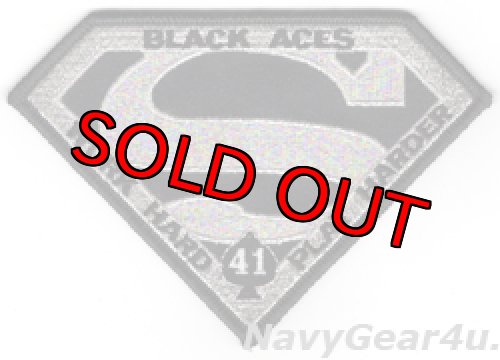 画像1: VF-41 BLACK ACES SUPER"S"マスコットパッチ（デッドストック）