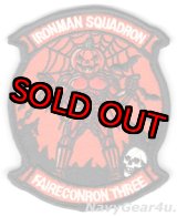 画像: VQ-3 IRONMAN HALLOWEEN部隊パッチ（ベルクロ付き）