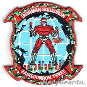 画像: VQ-3 IRONMAN HOLIDAY部隊パッチ（ベルクロ付き）