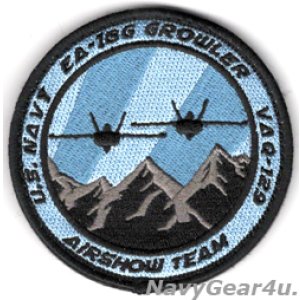 画像: VAQ-129 VIKINGS U.S. NAVY GROWLER DEMONSTRATION TEAMショルダーパッチ(ベルクロ付き)