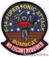 画像: F-14A BOMBCATマスコットパッチ（デッドストック）