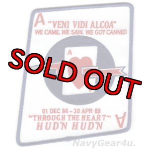 画像: VF-194 RED LIGHTINGS 1988年部隊解散記念パッチ（デッドストック）