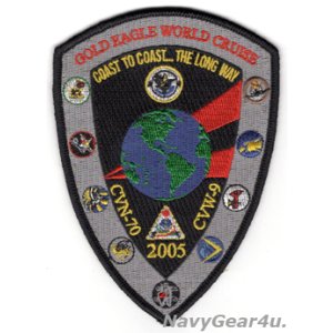 画像: VFA-154 BLACK KNIGHTS GOLD EAGLEワールドクルーズ2005年記念パッチ（デッドストック）
