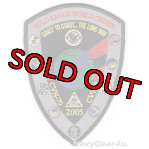 画像: VFA-154 BLACK KNIGHTS GOLD EAGLEワールドクルーズ2005年記念パッチ（デッドストック）