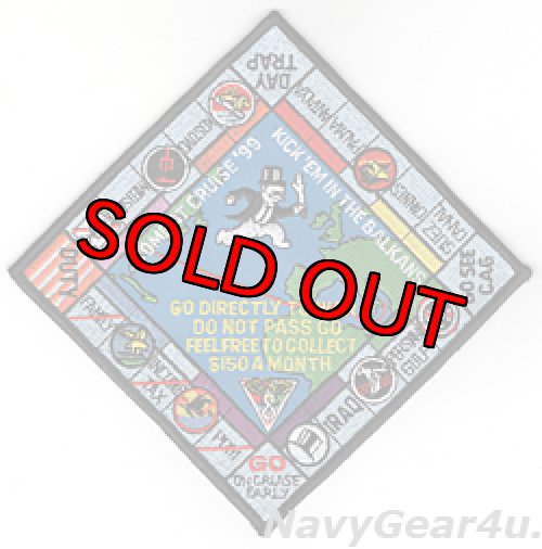 画像1: CVW-8/CVN-71 1999年アライドフォース作戦参加記念/地中海コンバットクルーズパッチ（デッドストック）