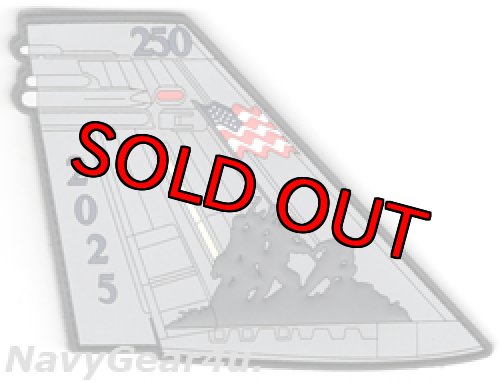 画像1: VMFA-112 COWBOYS F/A-18D米海兵隊創設250周年SEMIQUINCENTENNIAL記念塗装機PVC垂直尾翼パッチ（ベルクロ付き）