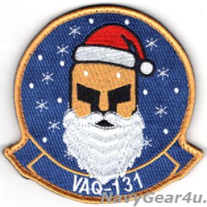 画像: VAQ-131 LANCERS HOLIDAY部隊パッチ(ベルクロ付き)