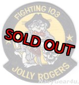 画像: VF-103 JOLLY ROGERSトムキャットマスコットパッチ（デッドストック）