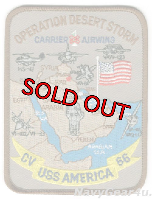 画像1: CVW-1/CV-66 1991年デザートストーム作戦記念パッチ（デッドストック）