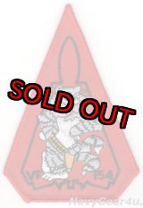 画像: VF-154 BLACK KNIGHTSショルダートライアングルパッチ（デッドストック）