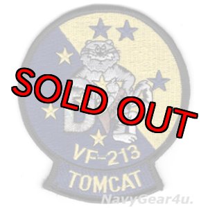 画像: VF-213 BLACK LIONS F-14Dトムキャットマスコットパッチ（デッドストック）