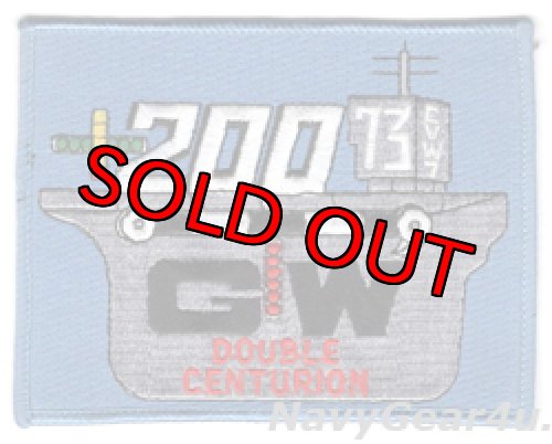 画像1: CVW-7/CVN-73 GW 200ダブルセンチュリオンパッチ（デッドストック）