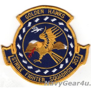 画像: VFA-303 GOLDEN HAWKS 部隊パッチ（デッドストック）
