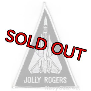 画像: VF-103 JOLLY ROGERSショルダートライアングルパッチ(デッドストック)