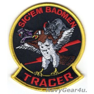 画像: VAW-125 TIGERTAILS "SIC'EM BADMEN"TRACERショルダーパッチ(/イエロー/ベルクロ有無)