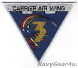 画像: CVW-3部隊パッチ（デッドストック）