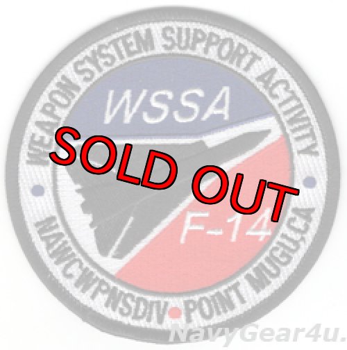 画像1: F-14 WEAPONS SYSTEM SUPPORT ACTIVITY "WSSA"パッチ（デッドストック）