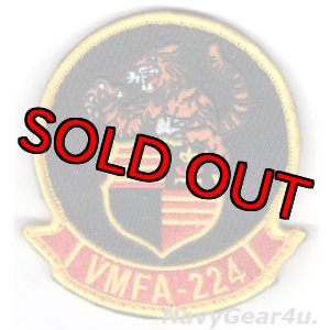 画像: VMFA-224 BENGALS 部隊パッチ(ベルクロ付き)