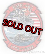 画像: HMH-461 IRON HORSES 米海兵隊創設250周年SEMIQUINCENTENNIAL記念パッチ（ベルクロ付き）