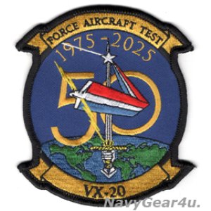画像: VX-20 FORCE創設50周年記念部隊パッチ(ベルクロ有無)