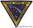 画像1: TACTICAL SUPPORT WING（AF）部隊パッチ（現行Ver./ベルクロ有無）