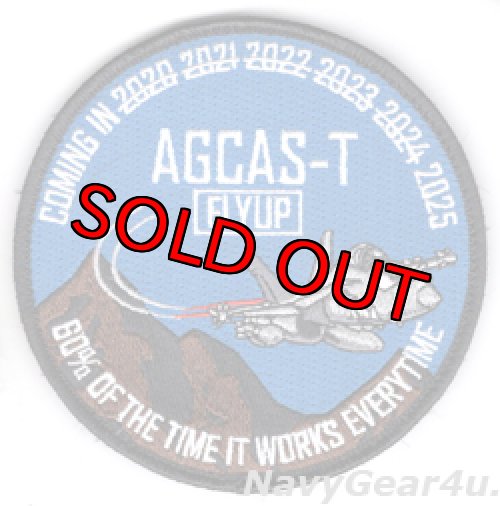 画像1: VX-23 SALTY DOGS F/A-18 AUTOMATIC GROUND COLLISION AVOIDANCE SYSTEMテスト2025記念パッチ（ベルクロ付き）