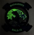 画像2: MALS-12 "MARAUDERS" PVC部隊パッチ（大波Ver./ベルクロ付き）