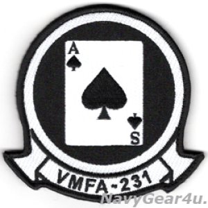 画像: VMFA-231 ACE OF SPADES 部隊パッチ(ベルクロ有無)