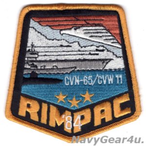 画像: CVW-11/CVN-65 RIMPAC 1984参加記念パッチ(デッドストック)