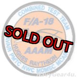 画像: F/A-18ホーネットAAAM（先進空対空ミサイル）合同テストチーム記念パッチ（デッドストック）
