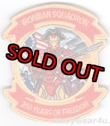 画像: VQ-3 IRONMAN 建国250周年記念部隊パッチ（ベルクロ付き）
