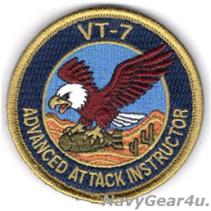 画像: VT-7 EAGLES T-45C ADVANCED ATTACKインストラクター・ショルダーパッチ(ベルクロ付き)