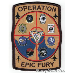画像: CVW-9/CVN-72 Operation Epic Fury作戦クルーズ2026記念パッチ(VFA-151/ベルクロ有無)