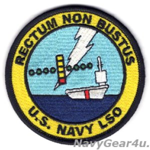 画像: U.S.NAVY LSOショルダーバレットパッチ(ベルクロ有無)