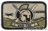 画像: VAQ-131 LANCERS NWUユニフォームパッチ（ベルクロ付き）