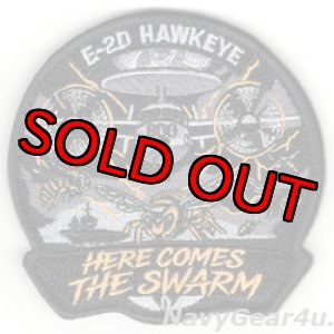 画像: E-2D ADVANCED HAWKEYE"HERE "COMES THE SWARM"パッチ(ベルクロ付き)