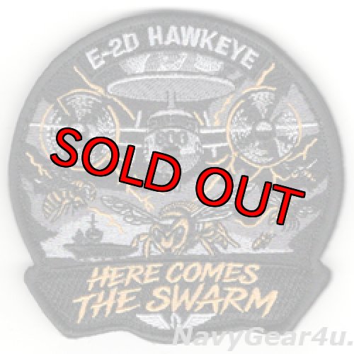 画像1: E-2D ADVANCED HAWKEYE"HERE "COMES THE SWARM"パッチ（ベルクロ付き）