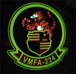 画像2: VMFA-224 BENGALS PVC部隊パッチ（ベルクロ付き）