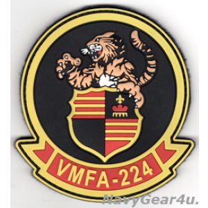 画像: VMFA-224 BENGALS PVC部隊パッチ(ベルクロ付き)