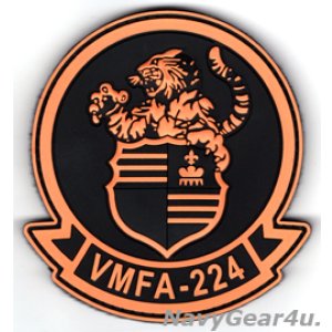 画像: VMFA-224 BENGALS PVC部隊パッチ(Ver.2/ベルクロ付き)