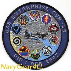 画像: CVW-1/CVN-65 OIF/OEF 2007クルーズ記念パッチ（デッドストック）