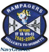 画像: VFA-83 RAMPAGERS部隊創設60周年記念パッチ(デッドストック)