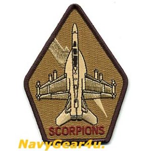 画像: VAQ-132 SCORPIONS EA-18Gショルダーパッチ（デザート）