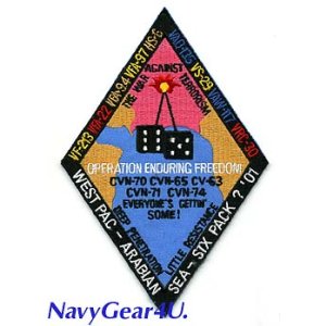 画像: CVW-11/CVN-70 WESTPAC 2001 OEF作戦クルーズパッチ(デッドストック)