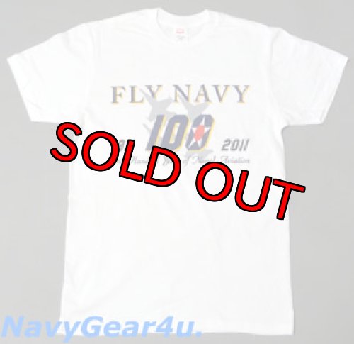 画像1: 米海軍航空100周年記念限定CoNA T-シャツ"FLY NAVY 100"（ホワイト）