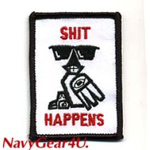 画像: VAQ-137 ROOKS SHIT HAPPENSジョークパッチ